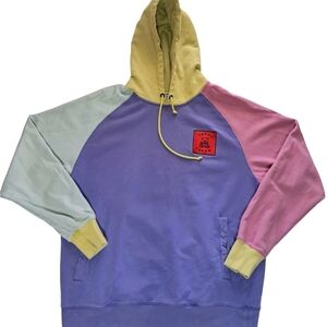 Teddy Fresh Multicolor Hoodie with Logo Patch